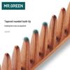 MR.GREEN Немецкий деревянный гребень для волос и массажная щетка, подарочный набор