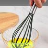 1/5 шт. силиконовый венчик с ручкой из нержавеющей стали для мытья в посудомоечной машине эргономичный дизайн с подвесным отверстием для взбивания яиц