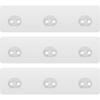 14 Pack Shower Caddy Adhesive Replacement, Transparent Strong Adhesive Hooks, No Drilling, Waterproof Wall Hooks for Shower Caddy, Bathroom Storage