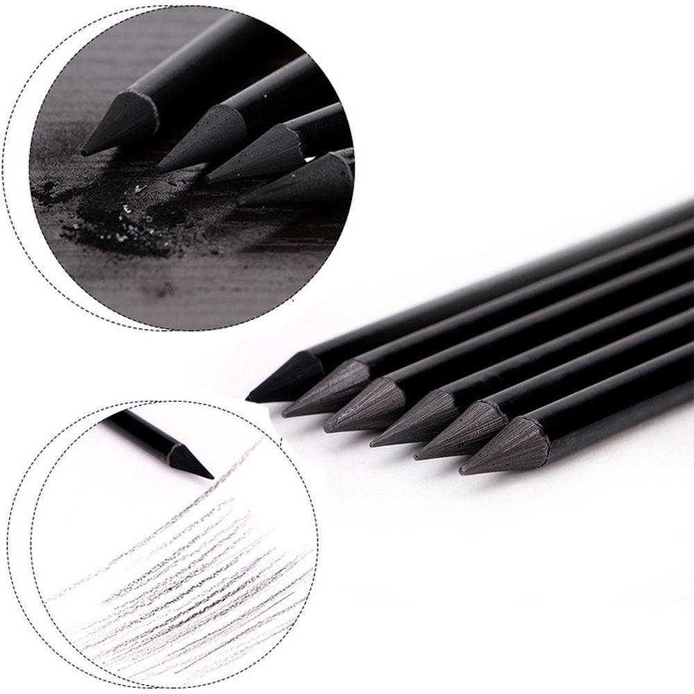 Woodless Charcoal Pure Carbon Drawing Pen Carbon Sketch Pen Full Carbon Pencil Charcoal Pencil