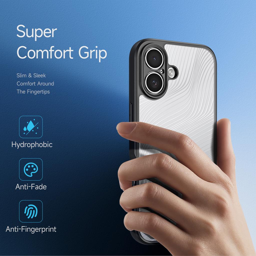 Чехол для iPhone 17 DUX DUCIS Серия Aimo TPU+PC Матовый Противоударный Чехол для Телефона (Сертификация REACH)