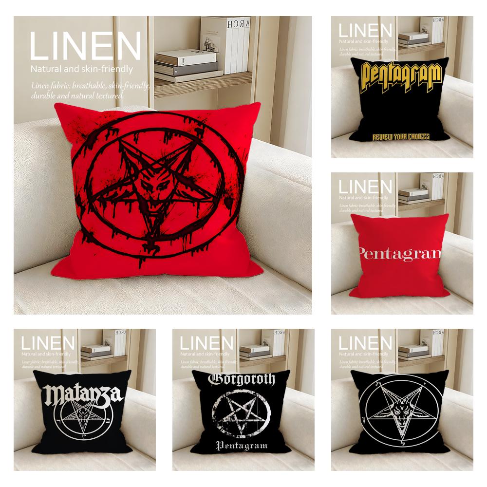 Art Pentagram Cushion Cover Pillowcase Set Pcs x x Breathable Washable Sofa Cushion Cover