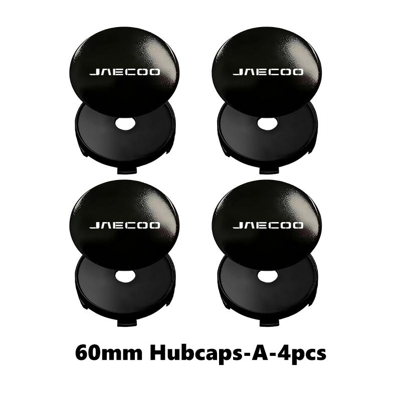 Aluminium Emblem Car Wheel Center Cover Sticker Hub Caps Decal For JAECOO J7 PHEV J8 2WD AWD