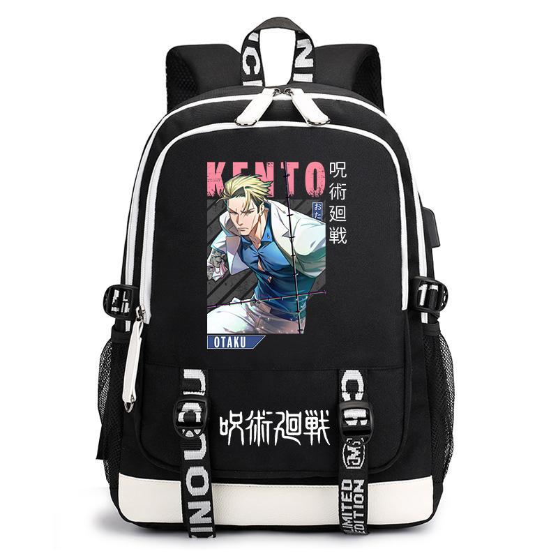 Jujutsu Kaisen Принт Школьный рюкзак Повседневный Аниме Daypack для Мальчиков Девочек Школьная сумка Легкий