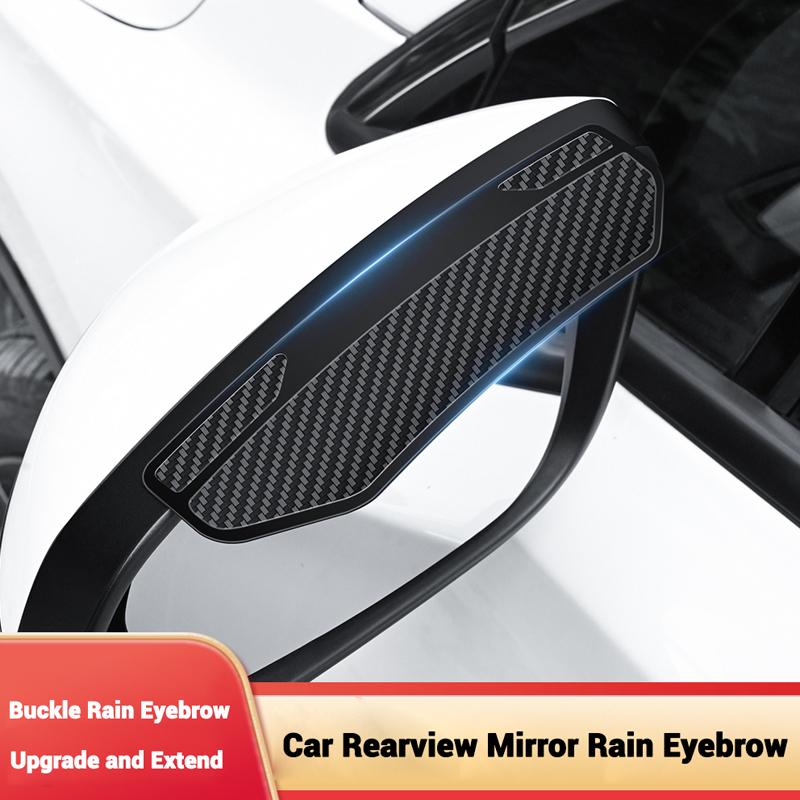 WKZA3 2pcs Car Rain Eyebrow Auto Accessories For Citroen C4 C3 C5 Aircross C1 C CROSSER Berlingo C Elysee C6 C2 Picasso Jumpy VTS C8