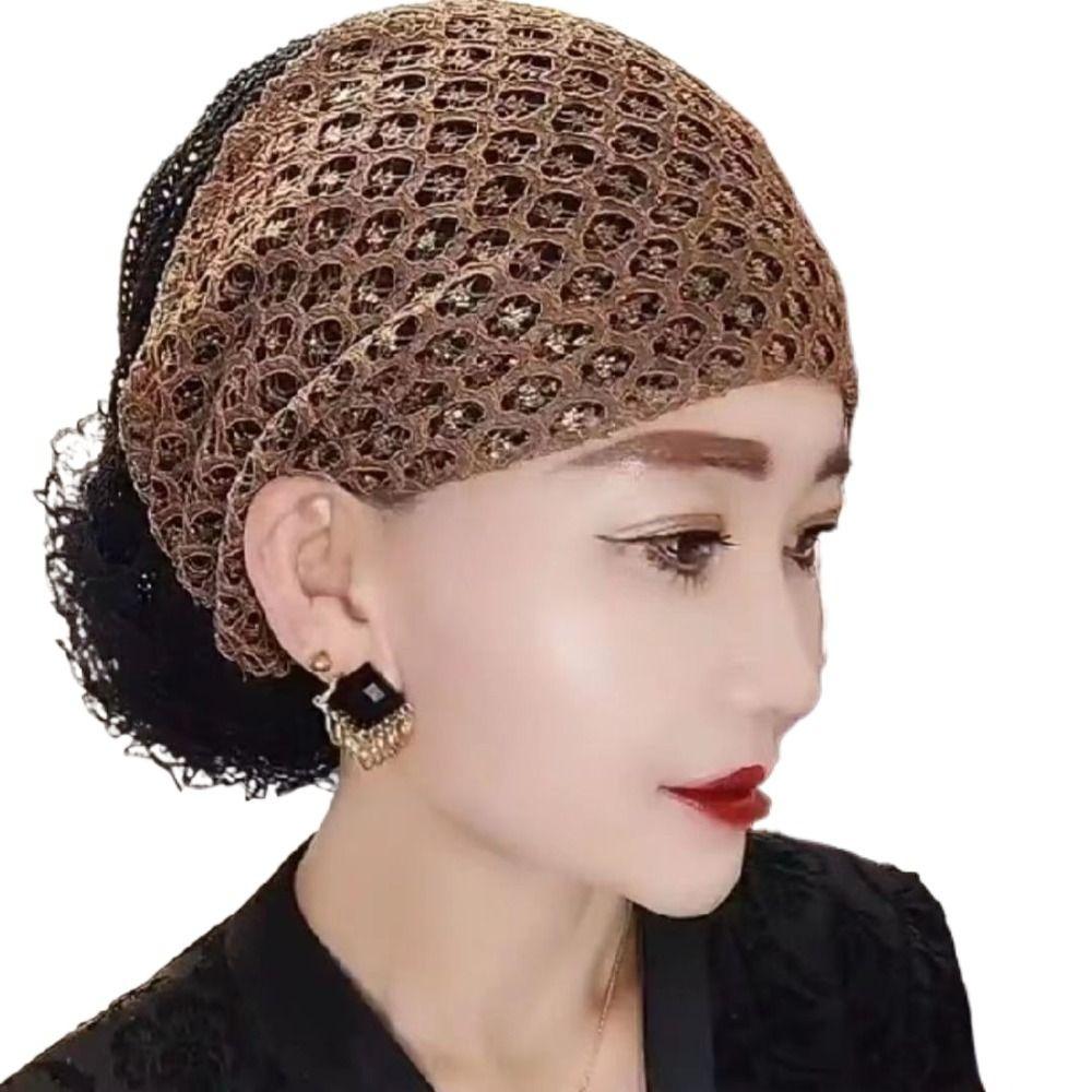 Elegant Headscarf Breathable Hair Cover Cap Fashion Head Wraps  Women
