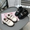 Girls' Leather Shoes 2025 Spring Soft-soled Fashion Princess Shoes Girls' Middle-aged and Older Children's Casual Single Shoes Soft-soled Small Lea