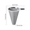 Coffee Dripper, Stainless Steel Coffee Filter - Reusable Pour-Over Filter, Stainless Steel, Slow Drip, Double-Layer Fine Mesh Coffee Strainer, Makes 1