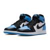 Детские кроссовки Air Jordan 1 Retro High OG GS UNC Toe Blue University-Blue Black FD1437-400