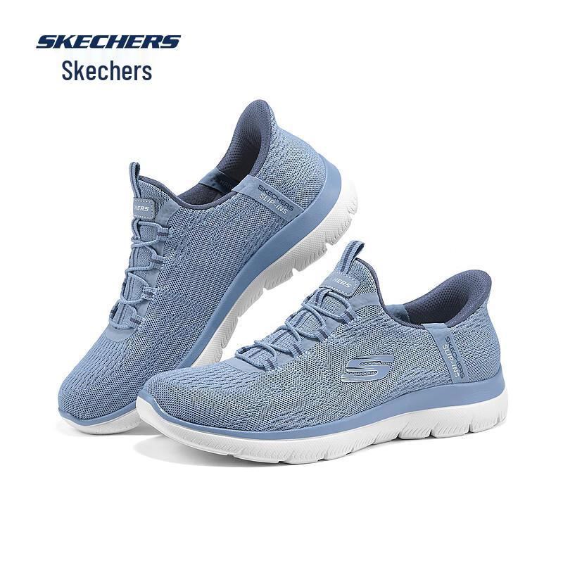 Skechers Женские вязаные спортивные слипоны 150284