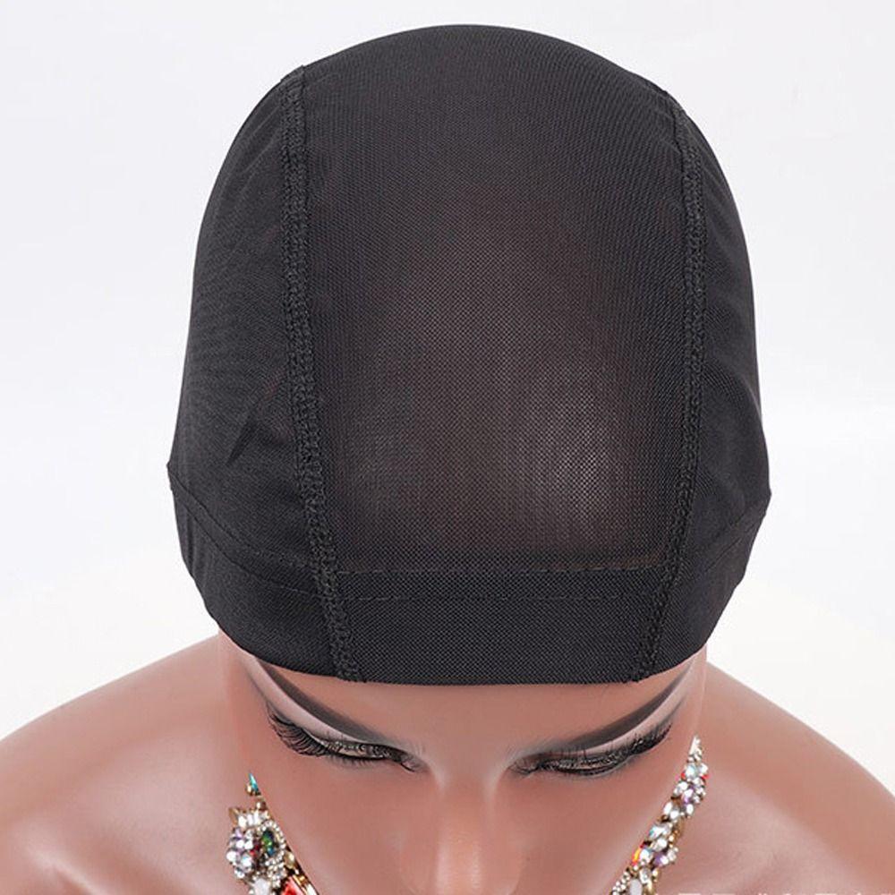 Women Men Beige High Quality Hair Accessories Dome Mesh Wig Caps Mesh Weave Cap Invisible Hair Net
