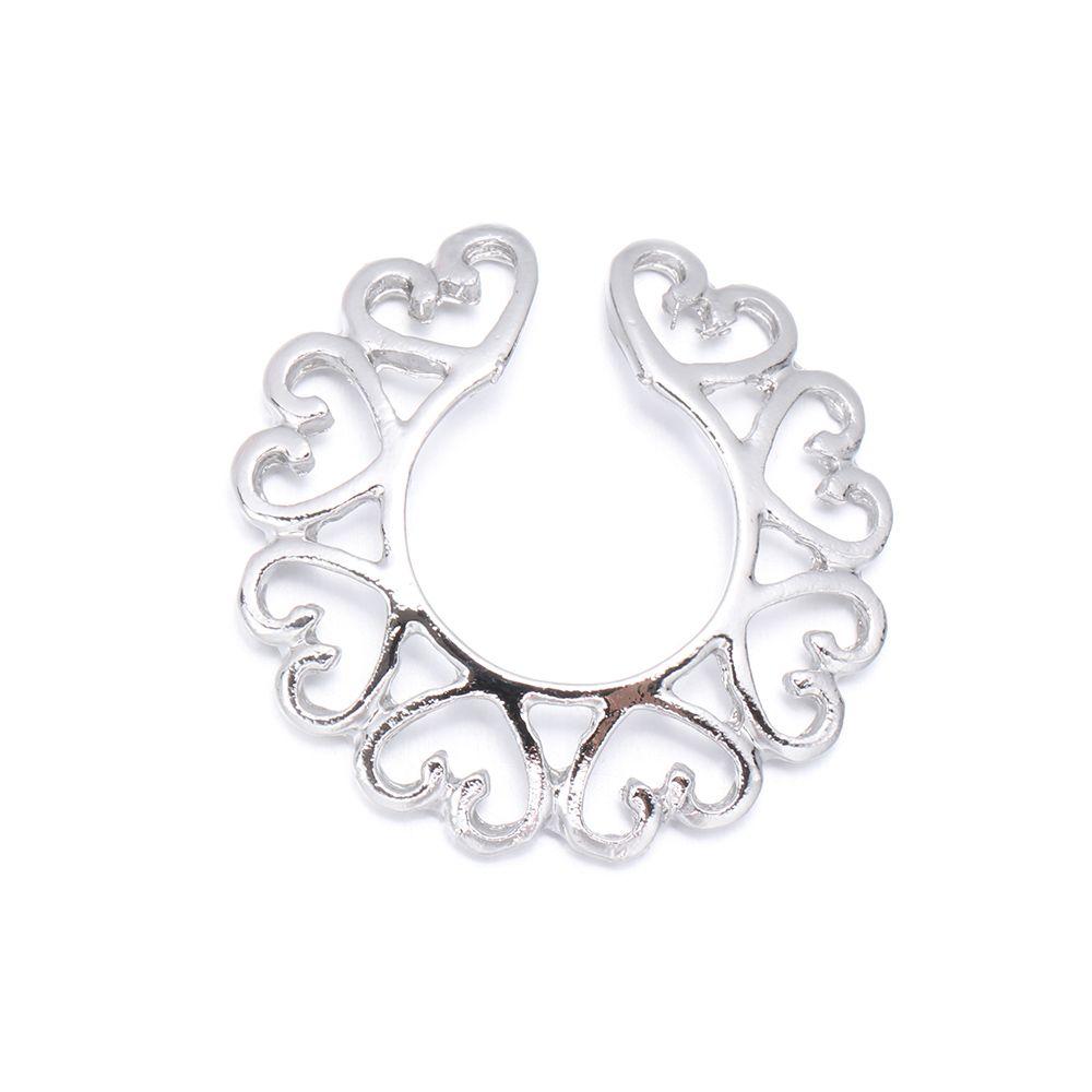 Хирургическая сталь, искусственный пирсинг, украшения для тела, искусственные соски, непирсинг, поддельное кольцо для сосков, не пирсинг