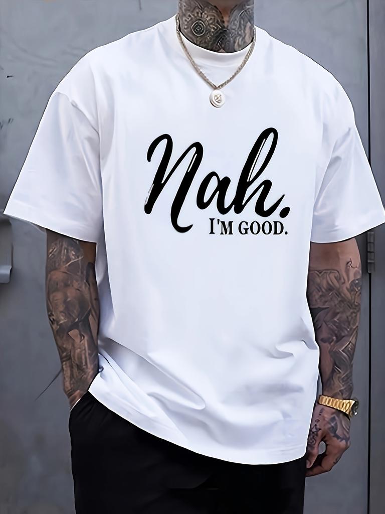 Mens printed Tshirt made of pure cotton fabric Casual street style short sleeved top ideal choice for summer vacation
