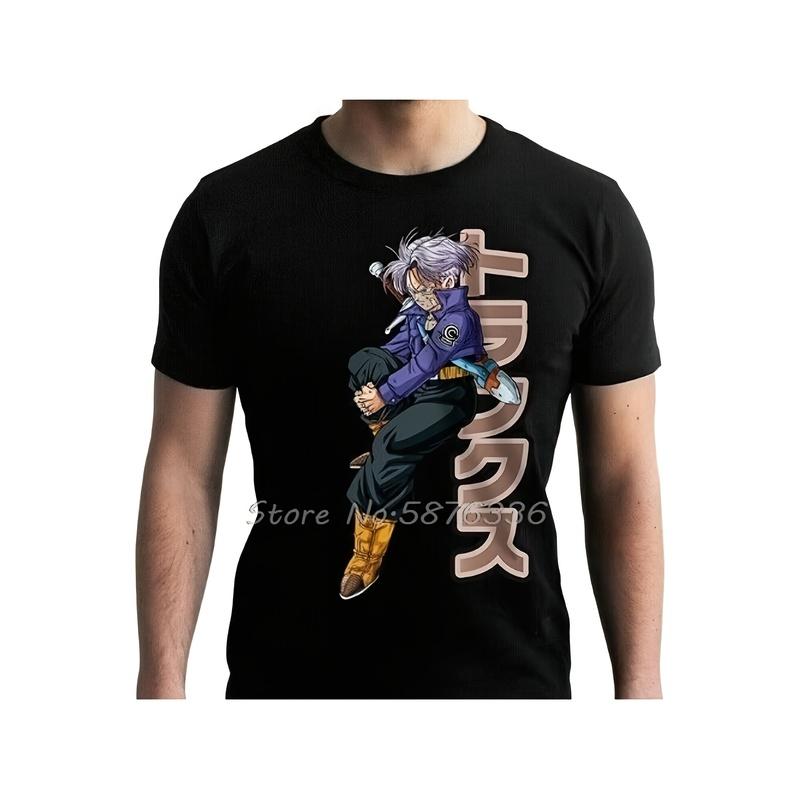 2026 New Products Trunks Men T Shirt Summer Cotton Tshirt Anime Tees Tops Harajuku Oversize Streetwear Hip Hop T-shirt, PLUS SIZE