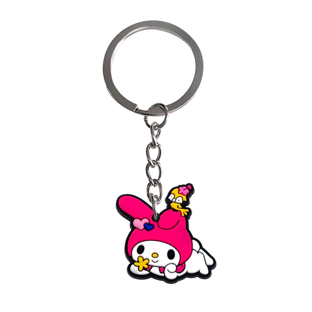 30 брелоков Sanrio: Милые ПВХ Аксессуары и Подарочные Подвески