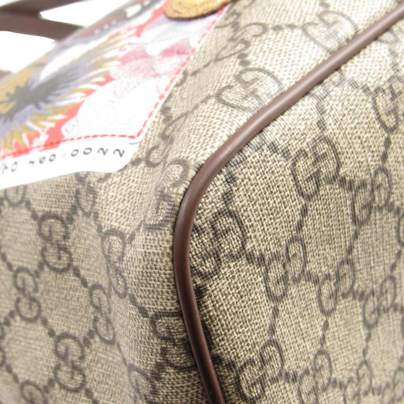 Gucci Сумка GG SUPERME с вышивкой и принтом старого цветка, пэчворк из холста, сумка-мессенджер, сумка-тоут, сумка-тоут, сумка для покупок
