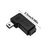 Угловой мини-адаптер-удлинитель USB 5Pin под углом 90 градусов для зарядки и передачи данных в ограниченном пространстве