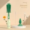 3 In 1 Silicone Brush Baby Bottle Cleaner Brush Non-Scratch Baby Milk Bottle Cleaner