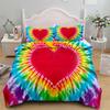 3D Tye Dye Art Fashion Duvet Cover Set King Queen Double Full Twin Single Size Bed Linen Set