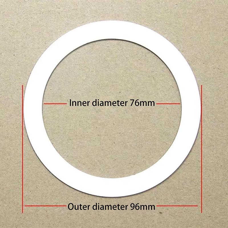 Led Spotlight Downlight O Rings White Lampshade Ring Adapter Concealed Spacers Shims Washers Light Stand Extension Gaskets