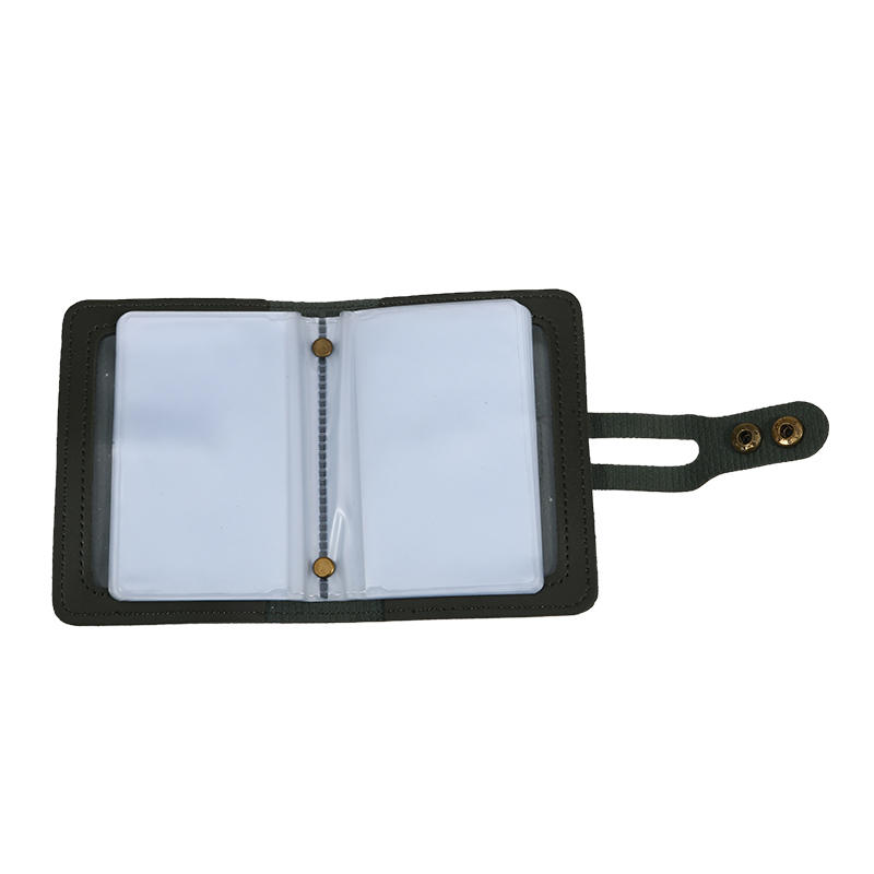 Мужская сумка для карт из искусственной кожи с большой емкостью, винтажная застежка, противоугонный чехол для кредитных карт, прозрачный бумажник для визиток