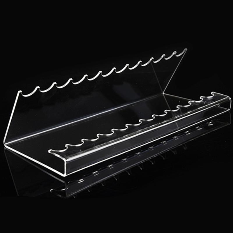 Акриловый прозрачный держатель для ручек, подставка для дисплея, многофункциональная подставка для ручек, 6/12 слотов, подставка для ручек для бровей, подставка для кистей для макияжа