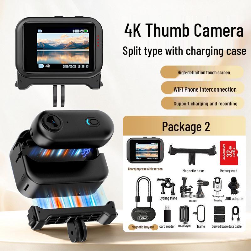 Спортивная камера H88 WIFI с магнитным креплением, видео 4K HD и углом обзора 120 градусов