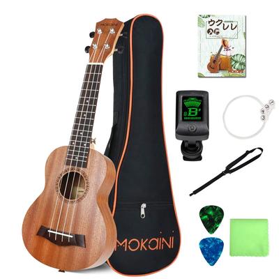Mokaini сопрано укулеле укулеле из красного дерева 21 дюйм укулеле исследование укулеле японское обучение рыбной ловле запасные части для отправки после [Набор для начинающих] высокого класса