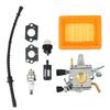 A40P-Фильтр воздушный топливный шланг карбюратора для Stihl FS400 FS450 FS480 SP400 Zama C1Q-S34H Карбюратор 41281200651