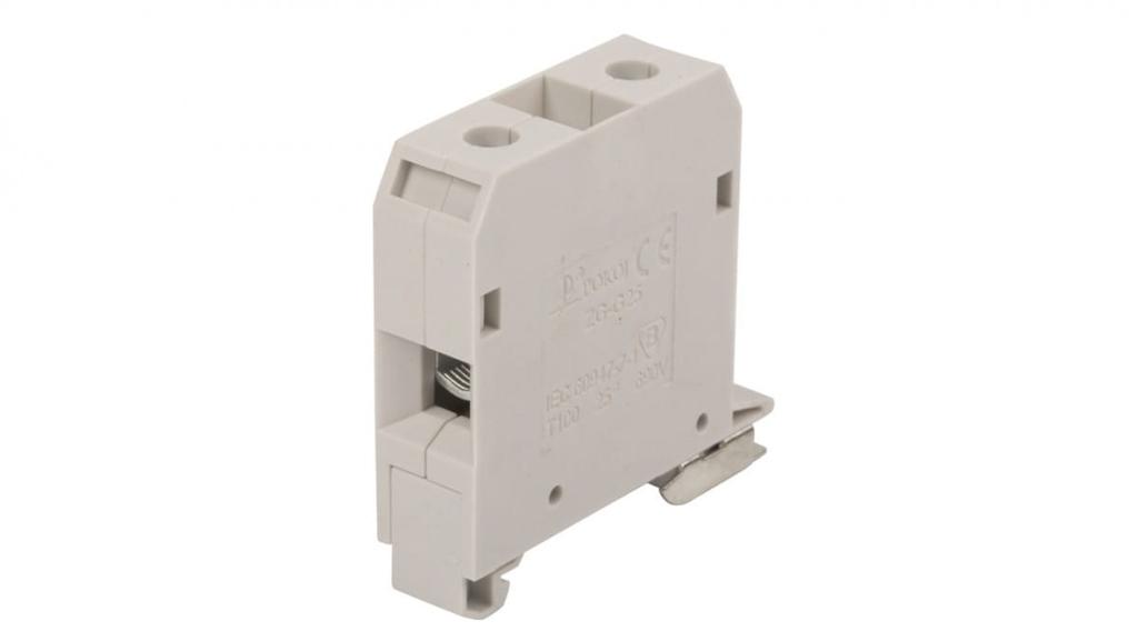 Złączka Szynowa 2-Przewodowa 25Mm2 Szary V2 Zg-G25/Ts35 A11-1538