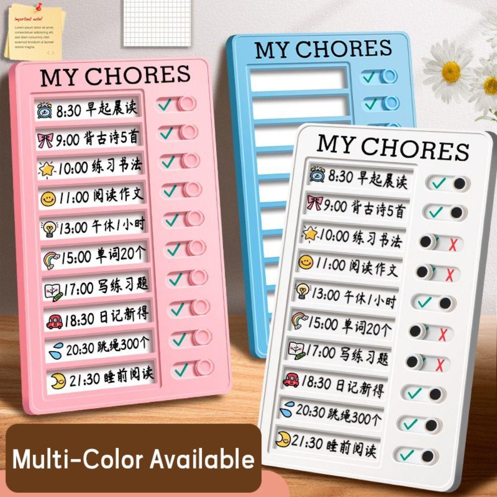 Reusable My Chores Checklist Detachable Chores Chart Multi Purpose Daily Planner Memo