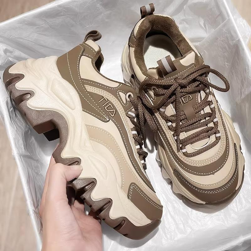 Женская обувь летняя повседневная увеличивающая рост платформа кроссовки для бега универсальные женский тренд