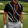 Golf essential! Stylish performance polo shirt, perfect for sports activities.