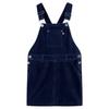 Overall Dress - vidaXL - Corduroy - Adjustable - Pockets - 100% Cotton - Pink