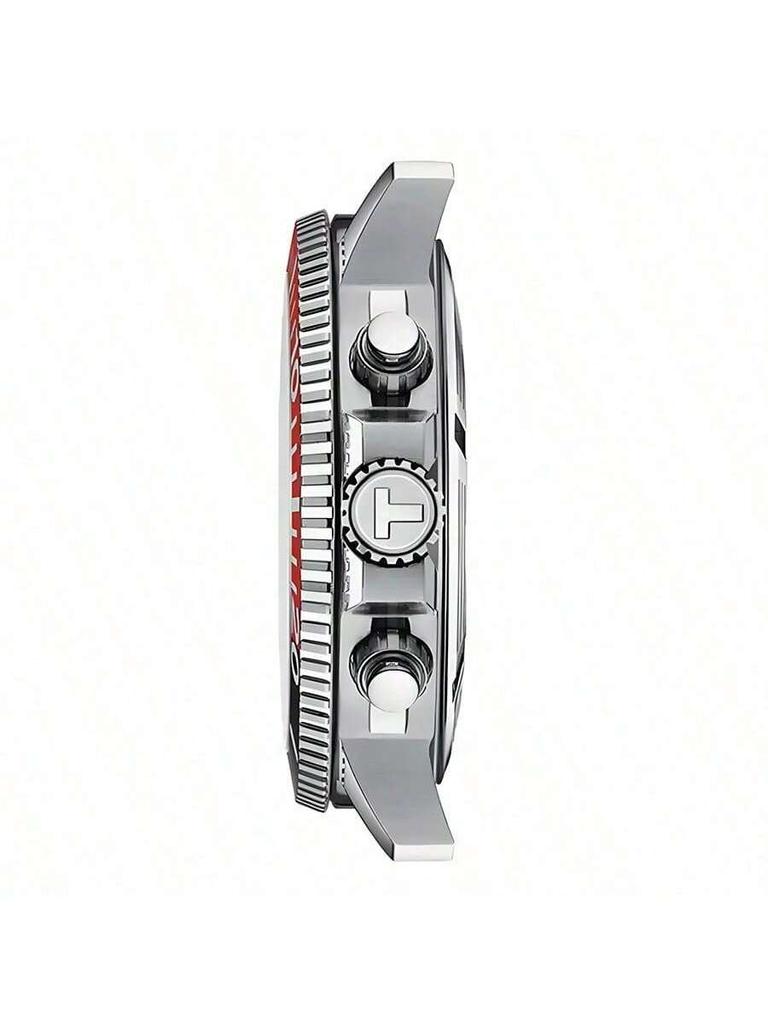 Tissot Мужские кварцевые часы, черный циферблат, подходят как для делового, так и для повседневного ношения, Модель: T120.417.11.051.01