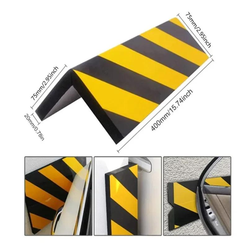 1-10PCS Universal Fit Foam Garage Wall Corner Bumper Guard Anti Collision Scratch Protector Sticker for Car Parking Column