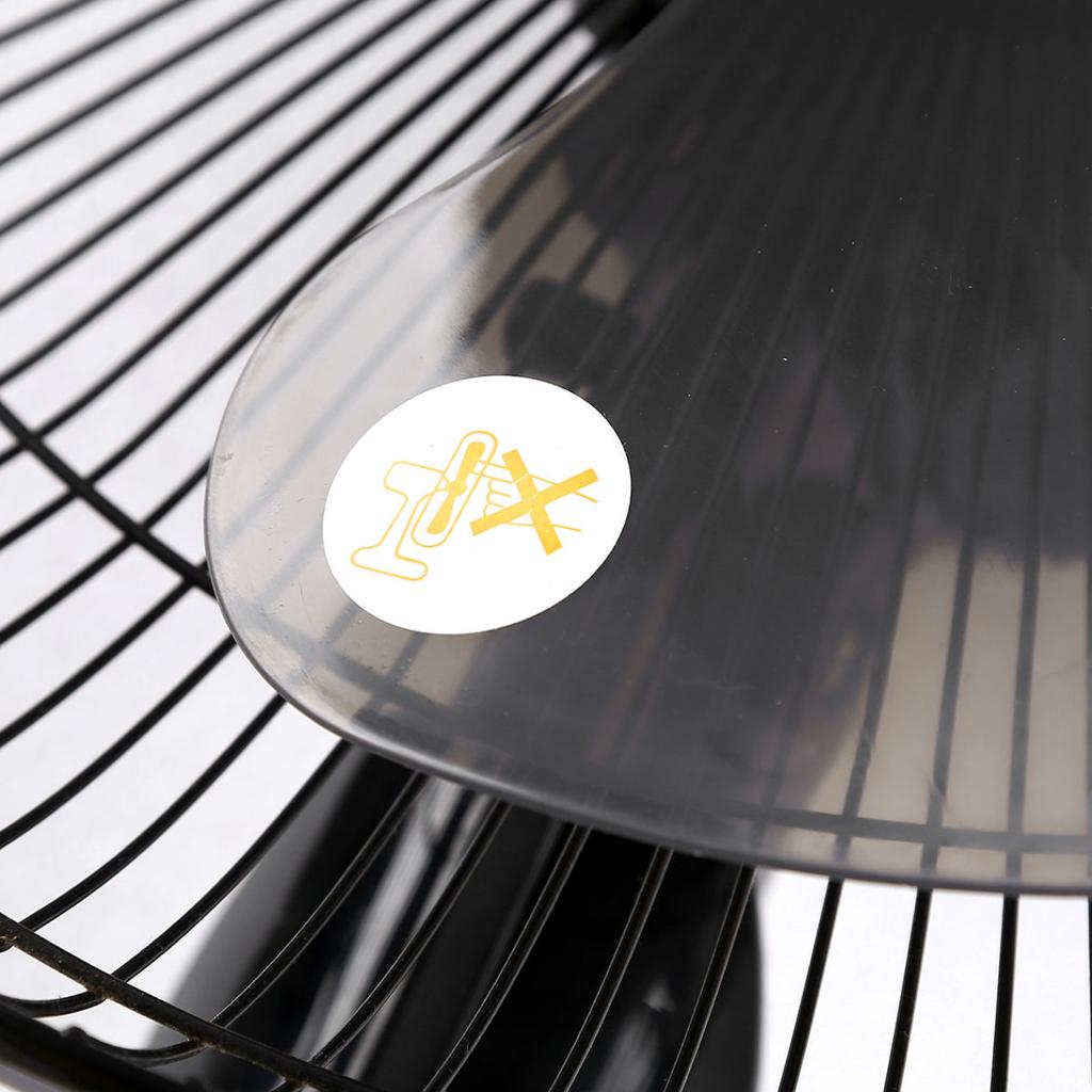 Черный 16-дюймовый бытовой пластиковый вентилятор с тремя листьями и крышкой с гайкой для стоячего вентилятора на пьедестале Настольный вентилятор Общие аксессуары