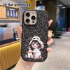 Phone case: 2D flat design suitable for iPhone 18 17 16 15 14 13 Pro protective case, couple style, hoodie girl, Christmas and Halloween gifts