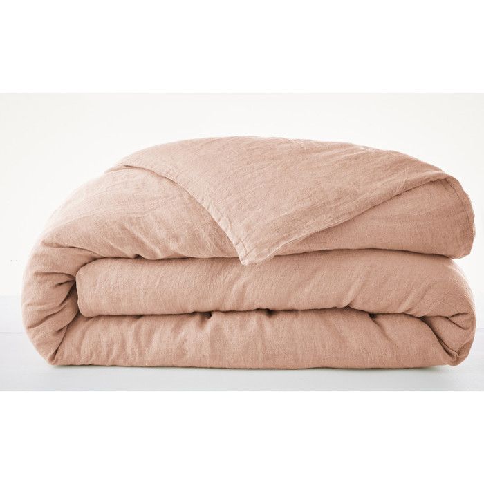 Housse de couette "Soline" toutes dimensions Lin lavé - Soline Vieux Rose - Housse de couette 200 x 200 cm