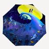 Nightmare Before Christmas, Jack Skellington Themed Automatic Opening and Closing Umbrella, Brightly Colored 8-rib Portable Umbrella, Suitable for Men