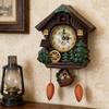 Настенные часы Фермерский домик для птиц Часы с маятником Кукушка Для дома Офиса Гостиной Декор Искусство Работа от батареек