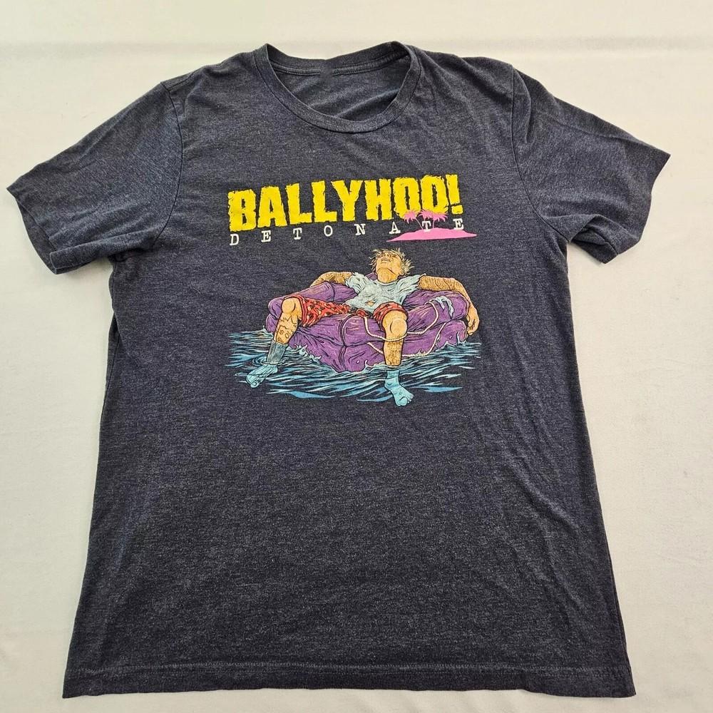 Ballyhoo! Detonate Black Color Short Sleeve Cotton T-Shirt Gift For Fan Unisex T-Shirt