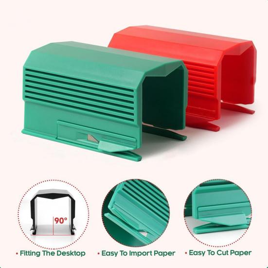 Резак для рождественской упаковочной бумаги, легкий режущий инструмент для подарочной упаковочной бумаги с противоскользящим дизайном