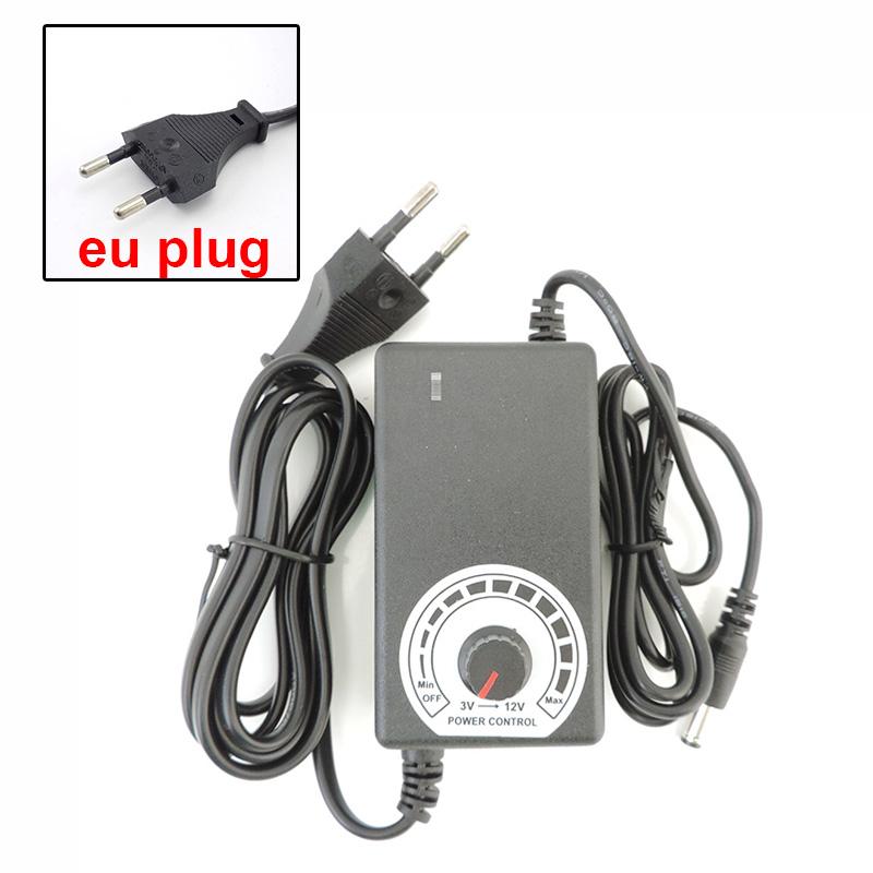 3V-12V 2A Power Supply Adjustable AC 100V-240V To DC 12V Power Adapter Universal For CCTV Camera LED Strip Light Router