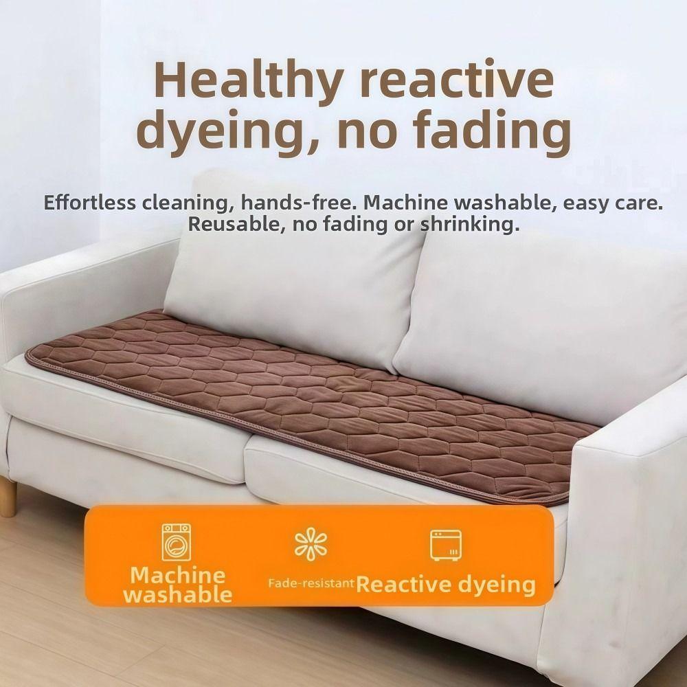 Non-slip Sofa Cushion Plush Sofa Covers Thickened Sofa Bench Seat Cushion Home
