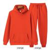 Solid Color Hoodie Two Pieces Set Hooded Sweatshirt Women's Hoodie Autumn Men's Hoodie + Pants Sets