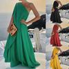 Formal Dress Sequined Split Ladies Irregular Off Shoulder Bodycon Dress for Wedding