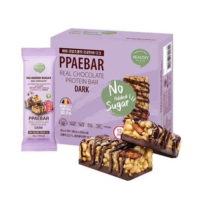 Протеиновый батончик Peba Real Chocolate Dark 1 коробка 9 штук, 360 г, 1 коробка
