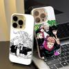 Чехол для телефона J-jujutsu kaisen для iPhone 17 17Air 16 15 14 13 12 11 Pro Max Plus Цветной Серебристый