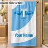 Beach TowelMalmö FF Custom Name Text Personalized Soft Towel for Beach Pool Indoor Home Decor Gift